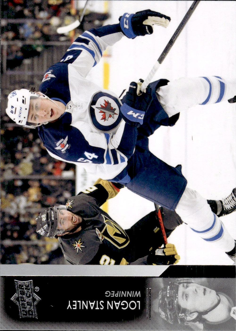 2021-22 Upper Deck Extended Series Hockey Base #665 Logan Stanley - Winnipeg Jets