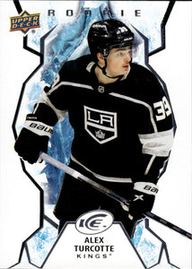 2021-22 Upper Deck Ice Hockey Base Rookies #143 Alex Turcotte - Los Angeles Kings