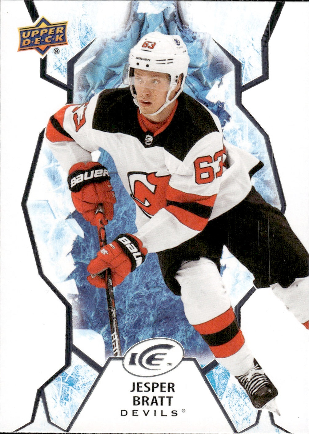 2021-22 Upper Deck Ice Hockey Base #27 Jesper Bratt - New Jersey Devils