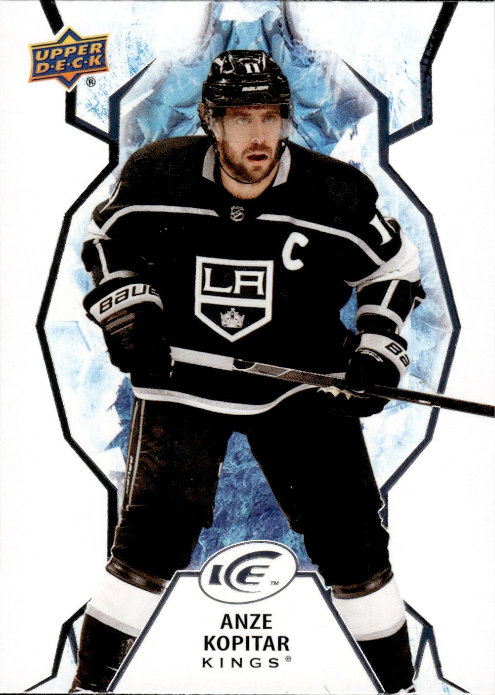 2021-22 Upper Deck Ice Hockey Base #37 Anze Kopitar - Los Angeles Kings