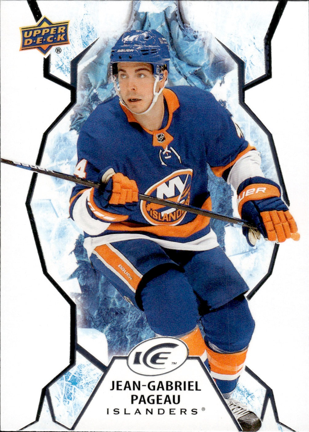 2021-22 Upper Deck Ice Hockey Base #61 Jean-Gabriel Pageau - New York Islanders