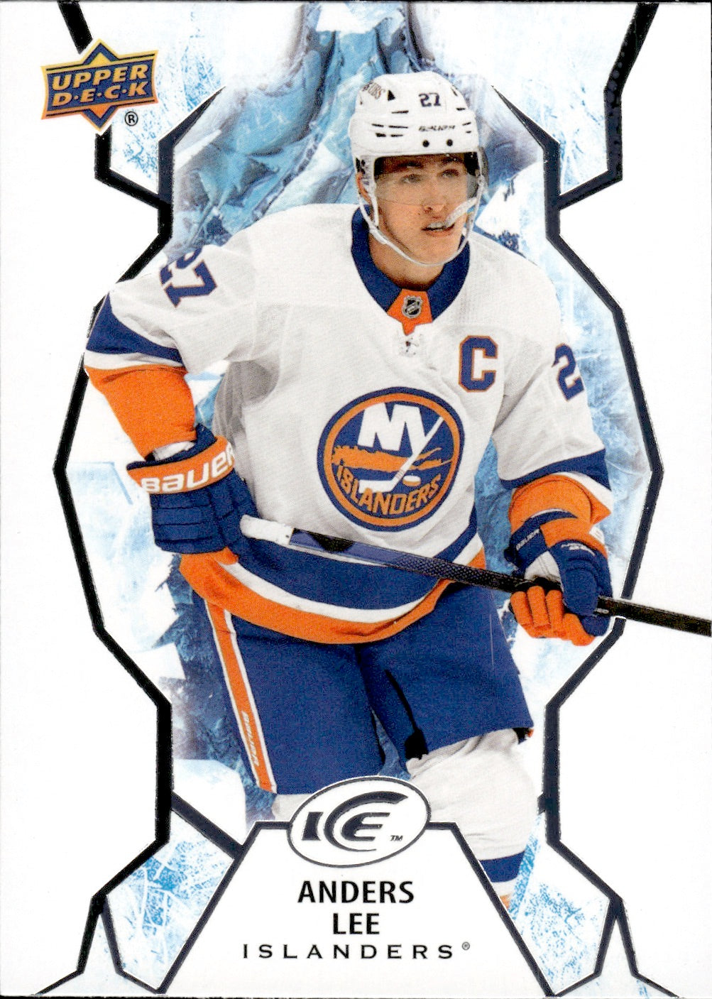 2021-22 Upper Deck Ice Hockey Base #70 Anders Lee - New York Islanders