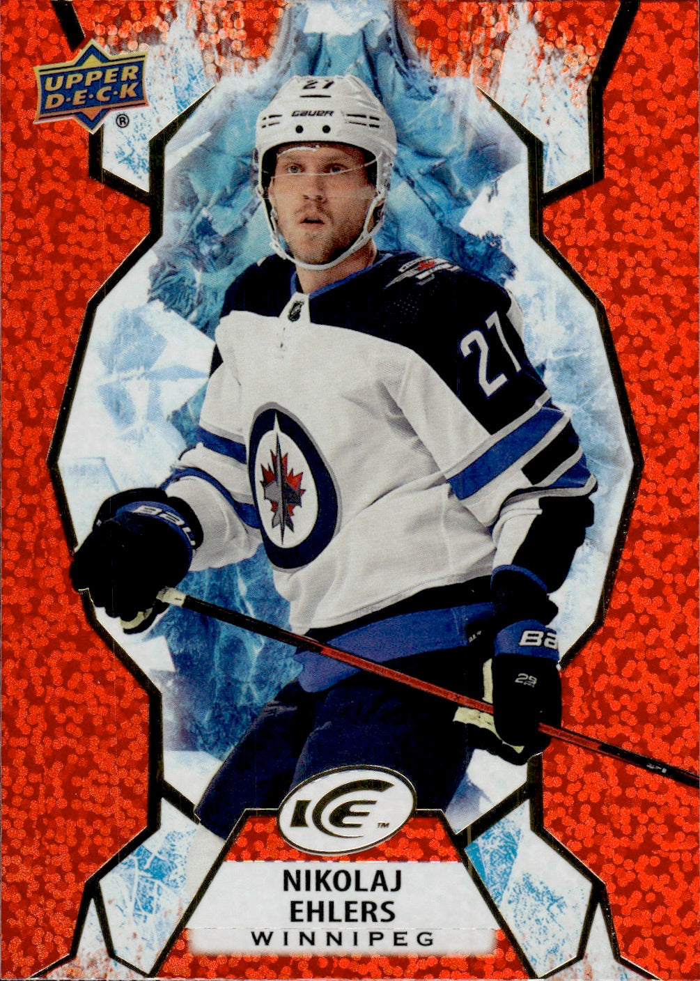 2021-22 Upper Deck Ice Hockey Orange #98 Nikolaj Ehlers - Winnipeg Jets