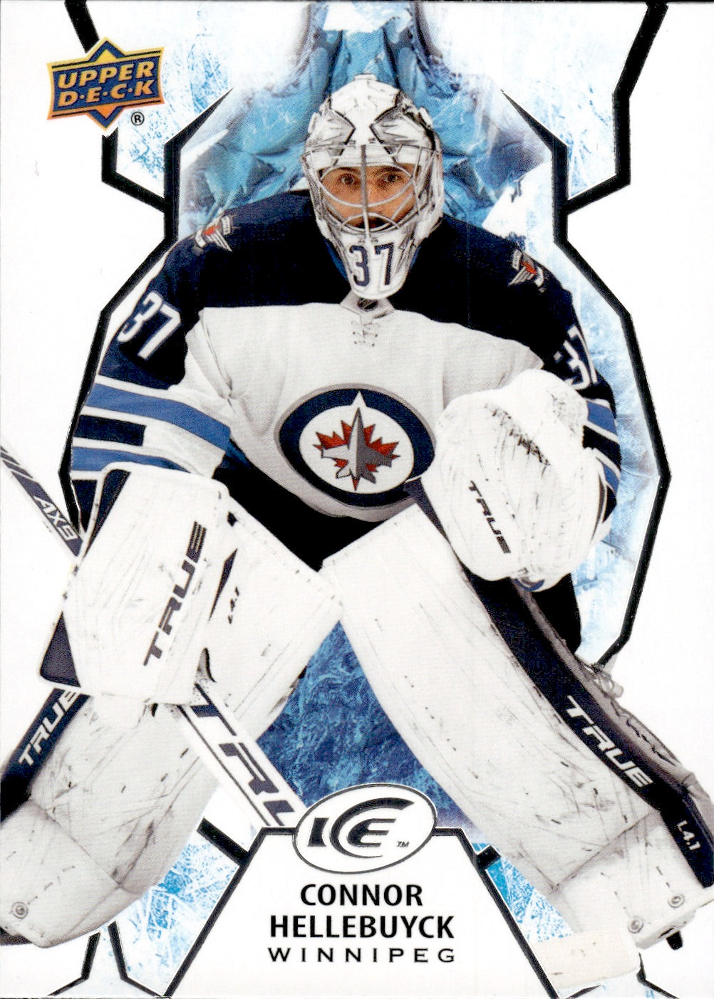 2021-22 Upper Deck Ice Hockey #53 Connor Hellebuyck - Winnipeg Jets