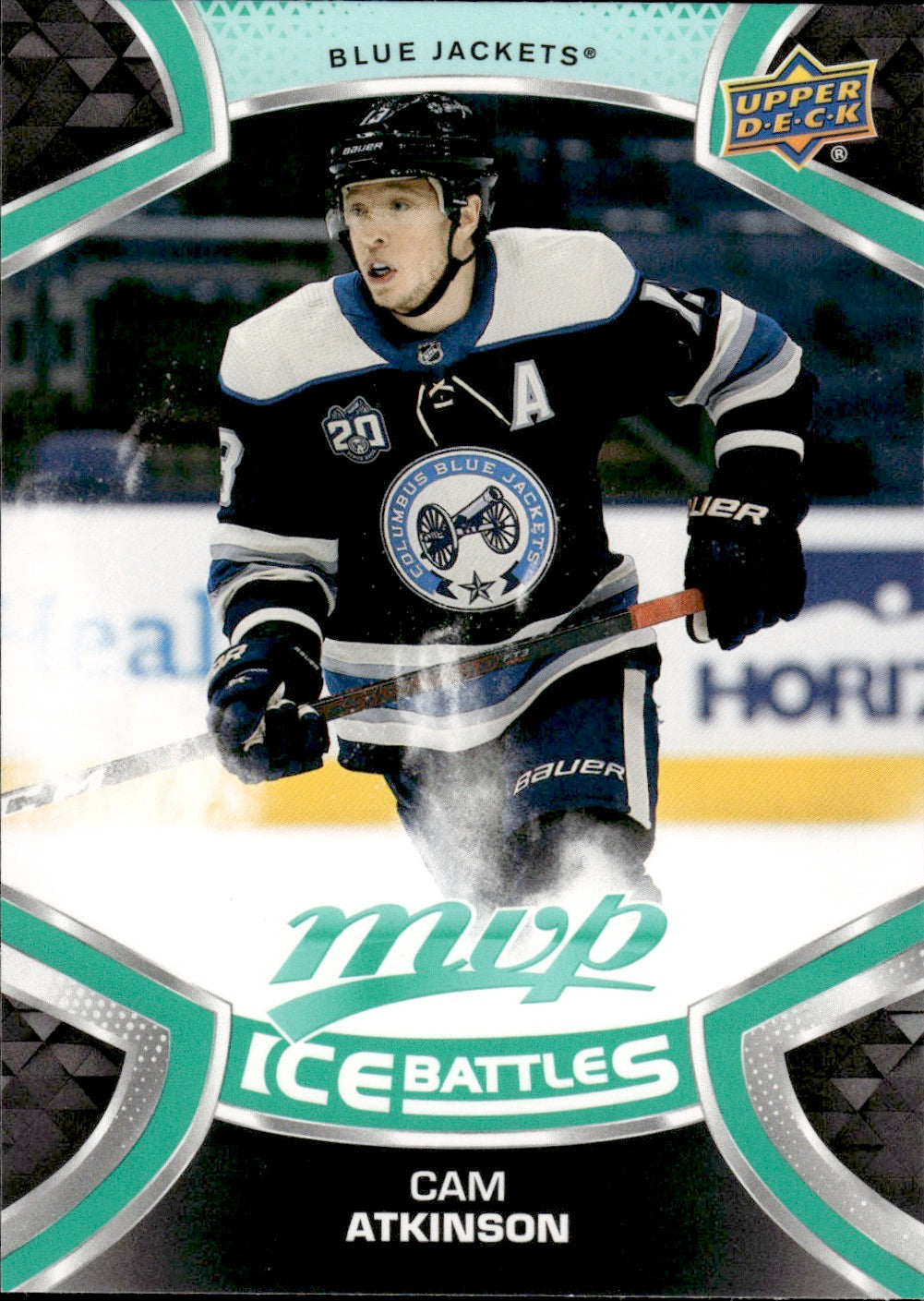 2021-22 Upper Deck MVP Hockey Ice Battles #103 Cam Atkinson - Columbus Blue Jackets