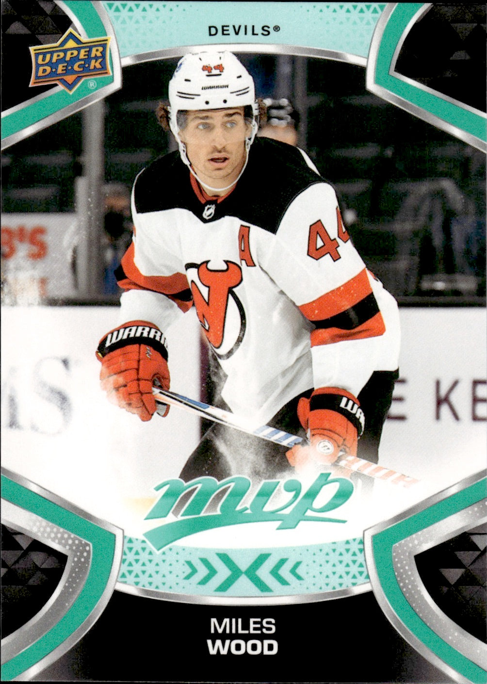 2021-22 Upper Deck MVP Hockey #154 Miles Wood - New Jersey Devils