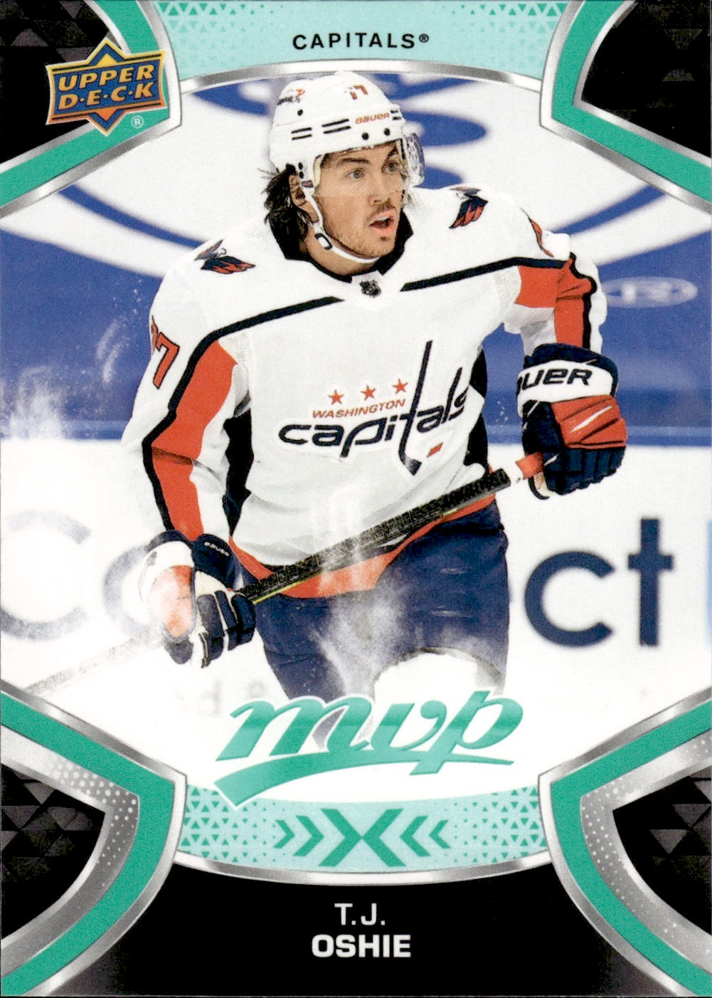 2021-22 Upper Deck MVP Hockey #178 T.J. Oshie - Washington Capitals