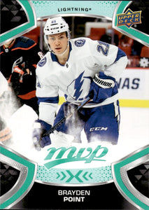 2021-22 Upper Deck MVP Hockey #186 Brayden Point - Tampa Bay Lightning