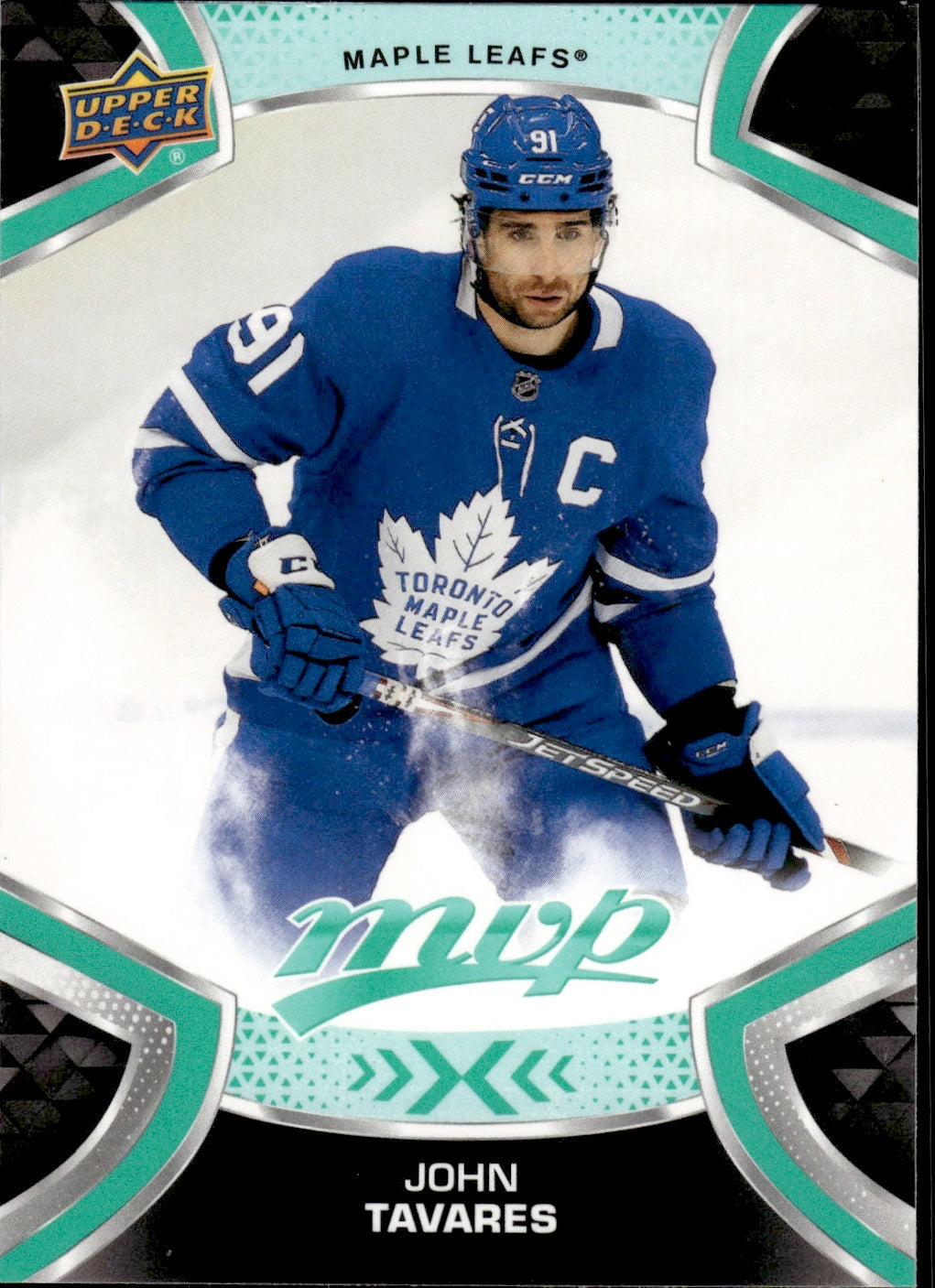 2021-22 Upper Deck MVP Hockey #199 John Tavares - Toronto Maple Leafs