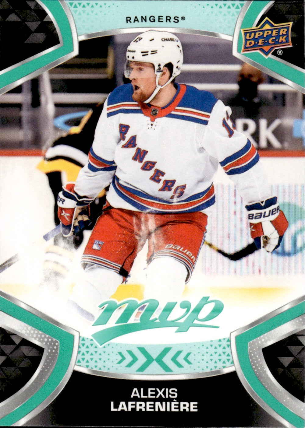 2021-22 Upper Deck MVP Hockey #1 Alexis Lafreniere - New York Rangers