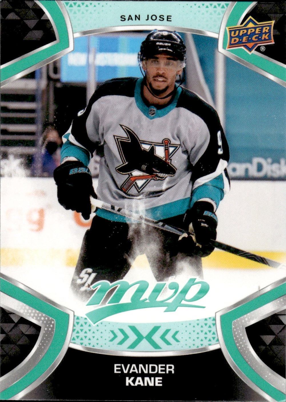 2021-22 Upper Deck MVP Hockey #78 Evander Kane - San Jose Sharks