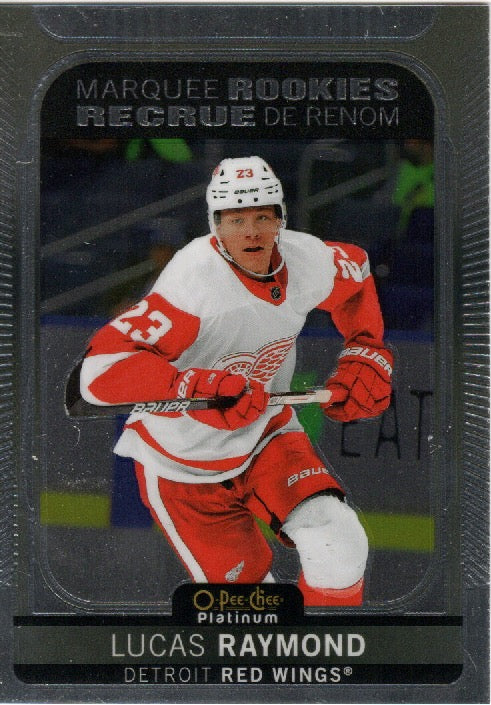 2021-22 Upper Deck O-Pee-Chee Platinum Hockey - Base - Marquee Rookies #286 Lucas Raymond - Detriot Red Wings