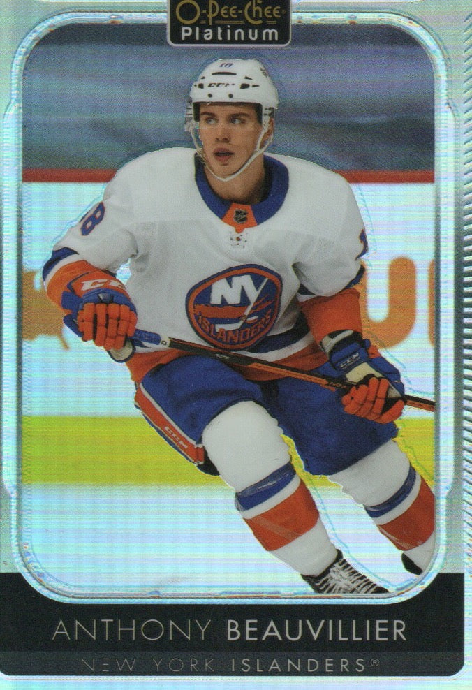 2021-22 Upper Deck O-Pee-Chee Platinum Hockey - Base - Rainbow #131 Anthony Beauvillier - New York Islanders