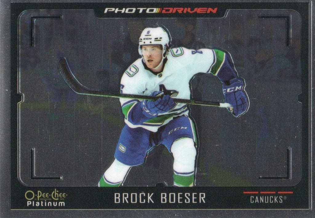 2021-22 Upper Deck O-Pee-Chee Platinum Hockey - Photo Driven #PD-8 Brock Boeser - Vancouver Canucks