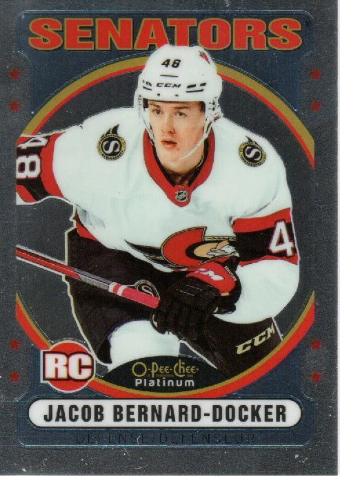 2021-22 Upper Deck O-Pee-Chee Platinum Hockey - Retro #R-80 Jacob Bernard-Docker - Ottawa Senators