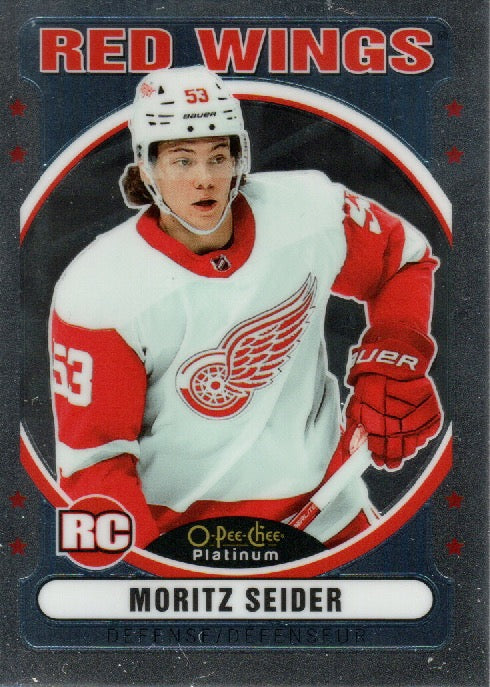 2021-22 Upper Deck O-Pee-Chee Platinum Hockey - Retro #R-97 Moritz Seider - Detriot Red Wings
