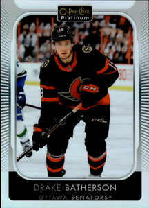 2021-22 Upper Deck O-Pee-Chee Platinum Hockey Base Rainbow #84 Drake Batherson - Ottawa Senators