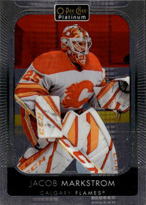 2021-22 Upper Deck O-Pee-Chee Platinum Hockey Base #113 Jacob Markstrom - Calgary Flames