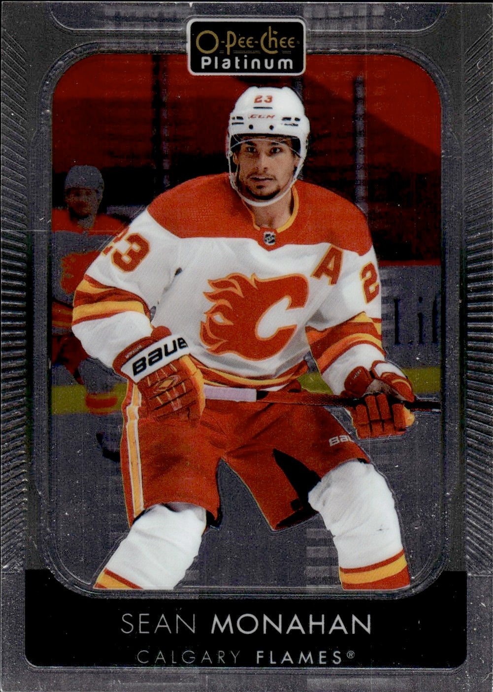 2021-22 Upper Deck O-Pee-Chee Platinum Hockey Base #126 Sean Monahan - Calgary Flames