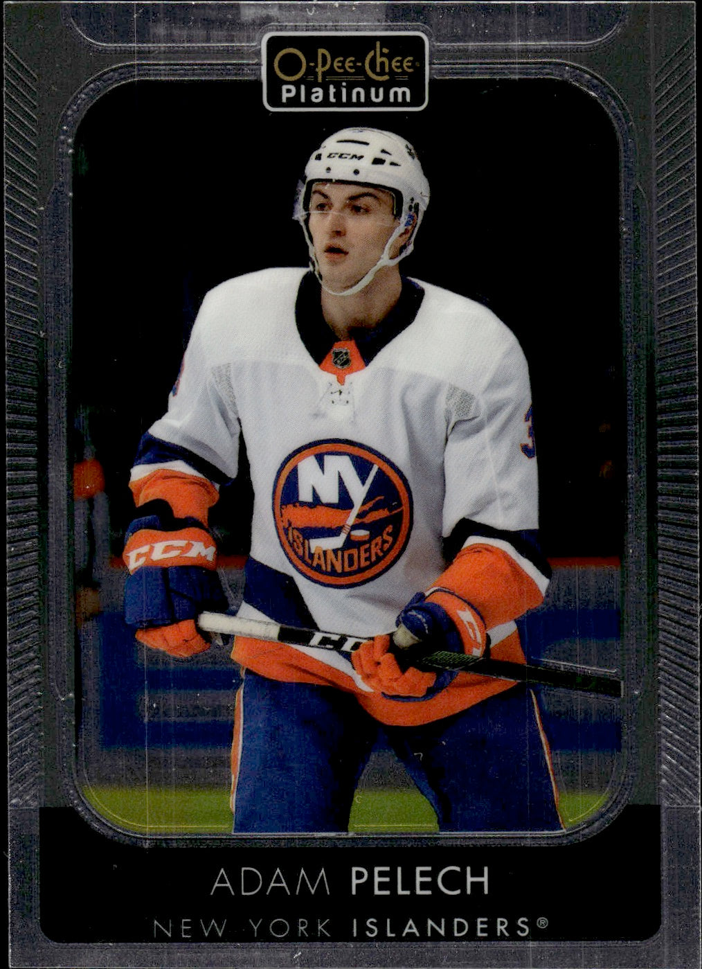 2021-22 Upper Deck O-Pee-Chee Platinum Hockey Base #147 Adam Pelech - New York islanders