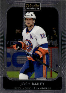 2021-22 Upper Deck O-Pee-Chee Platinum Hockey Base #153 Josh Bailey - New York Islanders