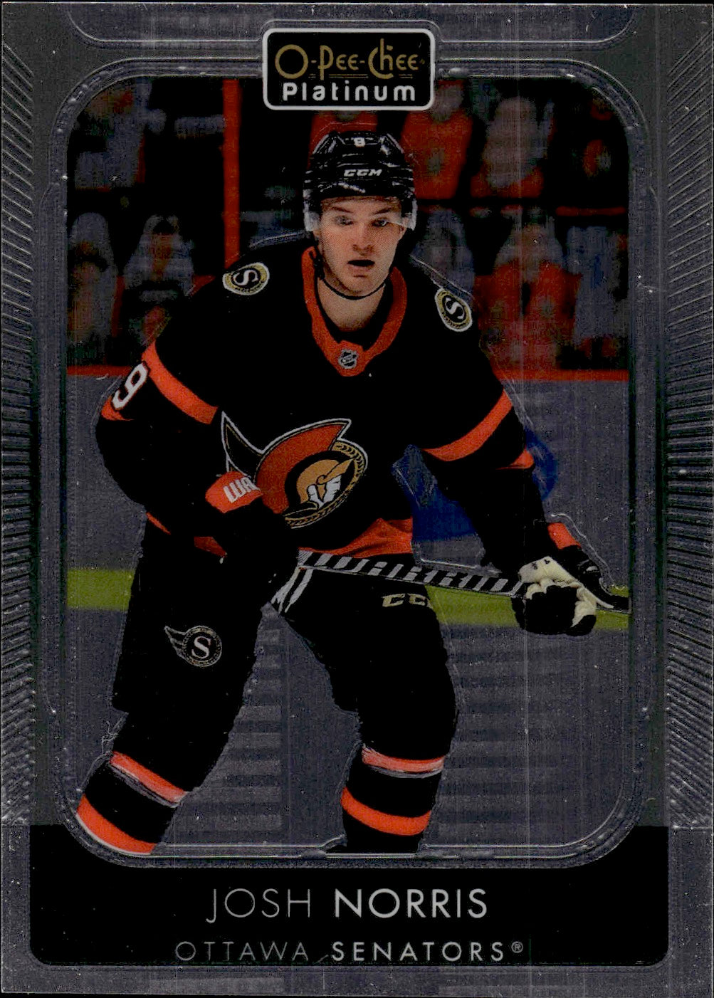 2021-22 Upper Deck O-Pee-Chee Platinum Hockey Base #164 Josh Norris - Ottawa Senators