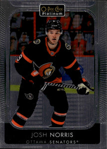 2021-22 Upper Deck O-Pee-Chee Platinum Hockey Base #164 Josh Norris - Ottawa Senators