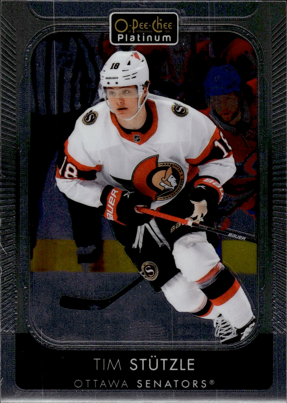 2021-22 Upper Deck O-Pee-Chee Platinum Hockey Base #5 Tim Stutzle - Ottawa Senators