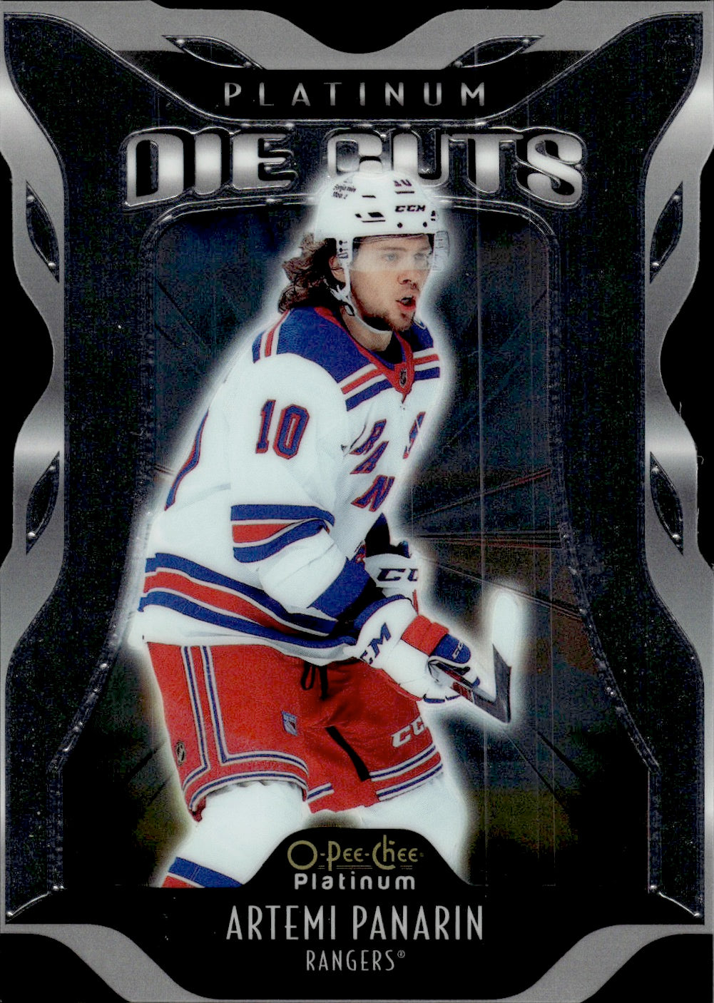 2021-22 Upper Deck O-Pee-Chee Platinum Hockey Die Cuts #DC-7 Artemi Panarin - New York Rangers