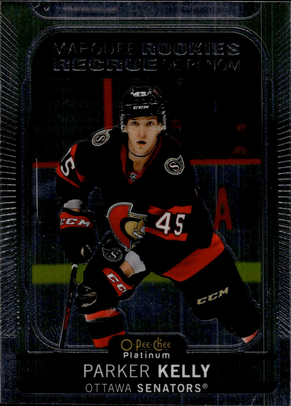 2021-22 Upper Deck O-Pee-Chee Platinum Hockey Marquee Rookie #240 Parker Kelly - Ottawa Senators