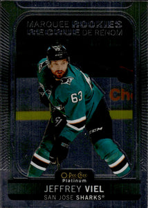 2021-22 Upper Deck O-Pee-Chee Platinum Hockey Marquee Rookie #246 Jeffrey Viel - San Jose Sharks