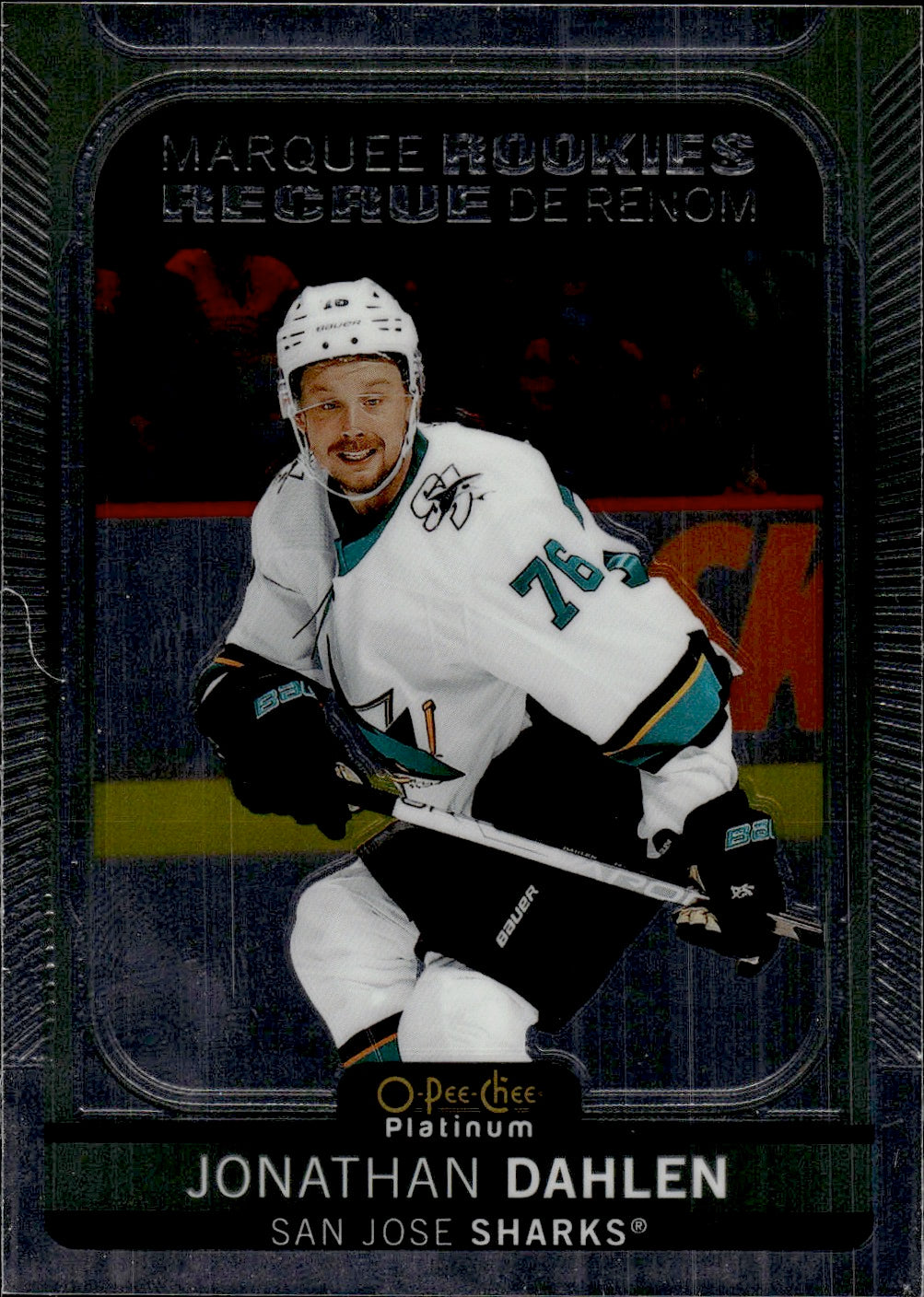 2021-22 Upper Deck O-Pee-Chee Platinum Hockey Marquee Rookie #268 Jonathan Dahlen - San Jose Sharks