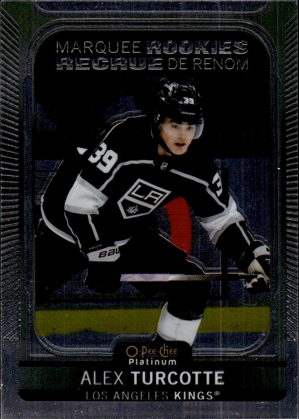 2021-22 Upper Deck O-Pee-Chee Platinum Hockey Marquee Rookie #276 Alex Turcotte - Los Angeles Kings