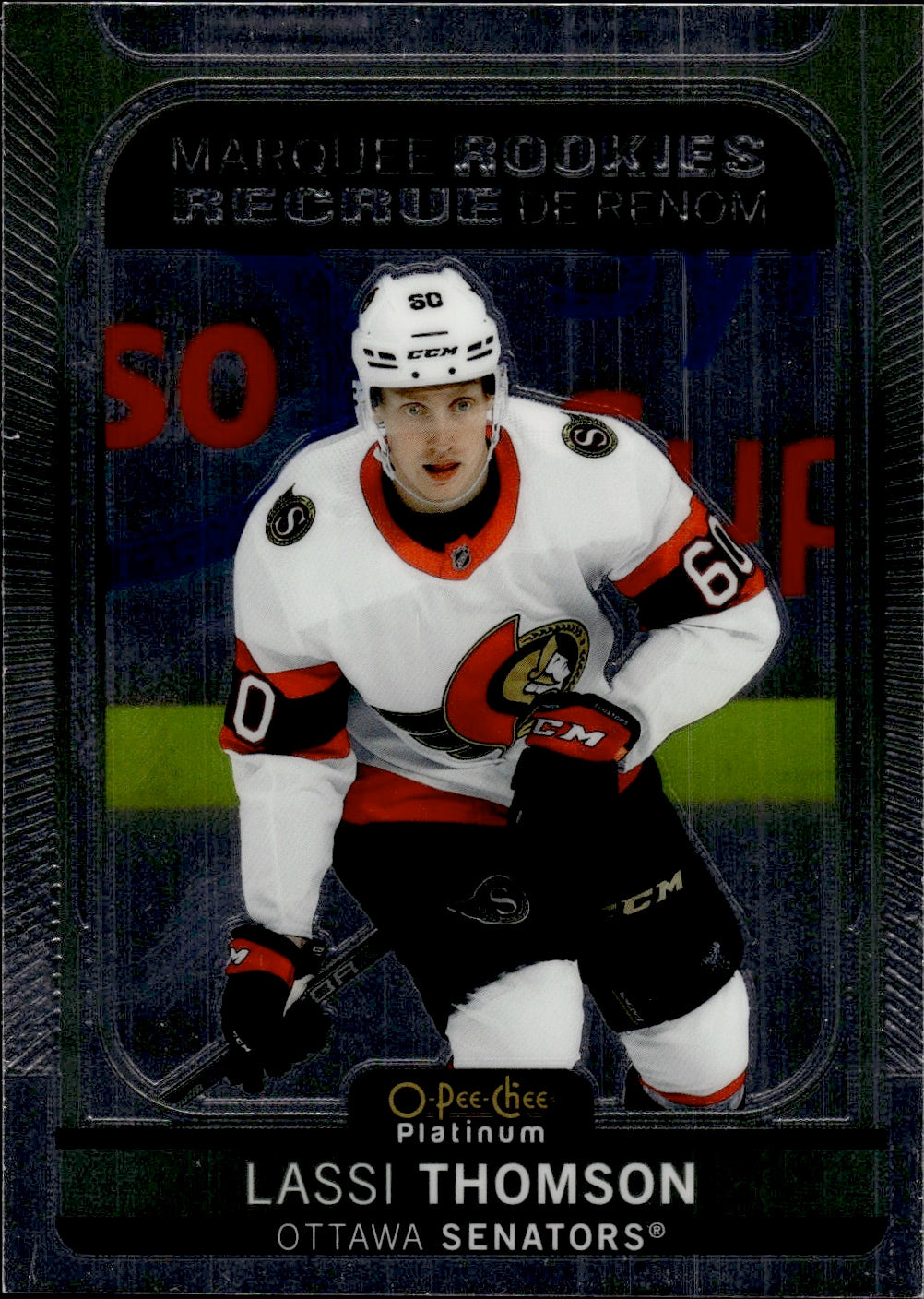 2021-22 Upper Deck O-Pee-Chee Platinum Hockey Marquee Rookie #295 Lassi Thomson - Ottawa Senators