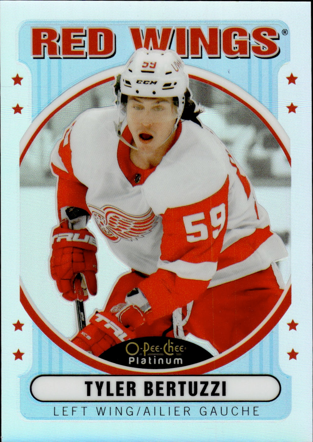 2021-22 Upper Deck O-Pee-Chee Platinum Hockey Retro Rainbow #R-26 Tyler Bertuzzi - Detroit Redwings