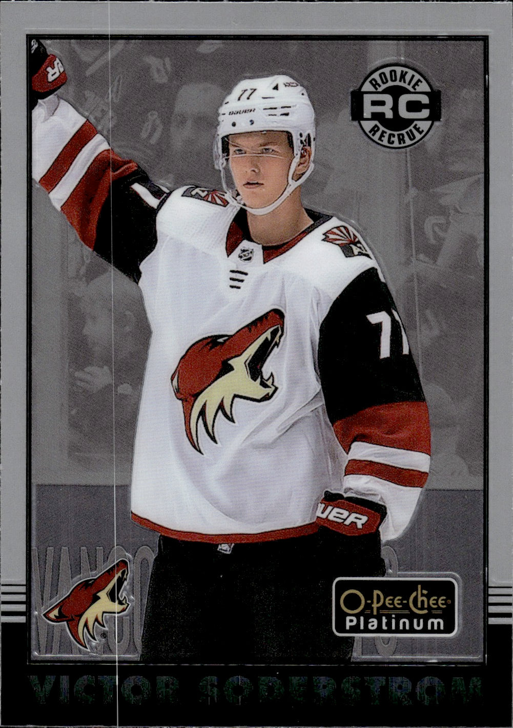 2021-22 Upper Deck O-Pee-Chee Platinum Hockey Retro Rookies #R-81 Victor Soderstrom - Arizona Coyotes