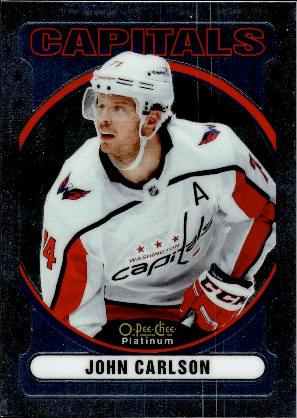 2021-22 Upper Deck O-Pee-Chee Platinum Hockey Retro #R-48 John Carlson - Washington Capitals