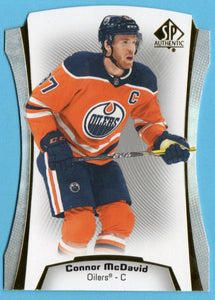 2021-22 Upper Deck SP Authentic Hockey - Die Cuts #DC-1 Connor McDavid - Edmonton Oilers