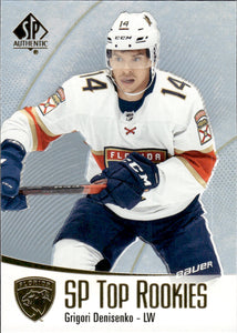 2021-22 Upper Deck SP Authentic Hockey - Top Rookies #TR-8 Grigori Denisenko - Florida Panthers