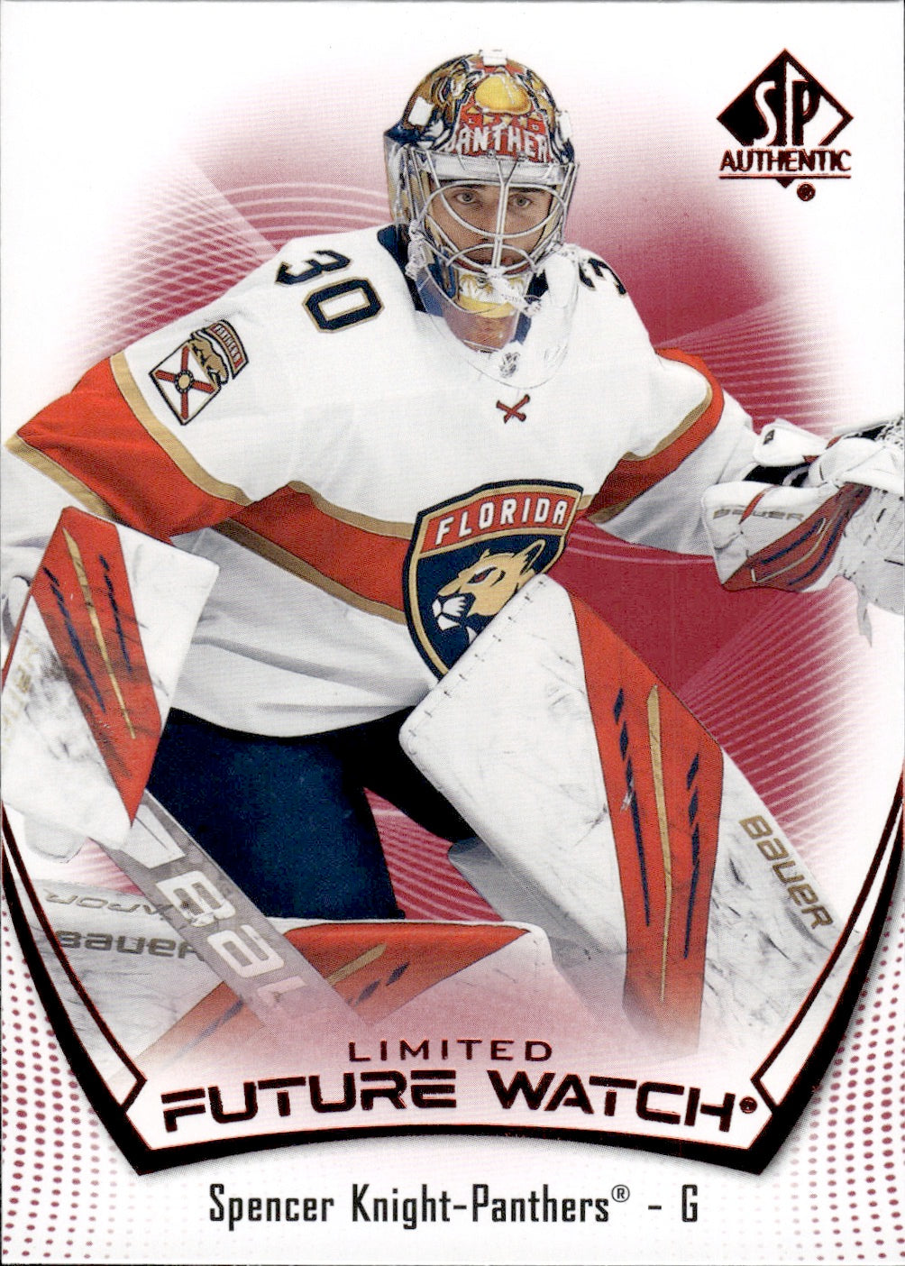 2021-22 Upper Deck SP Authentic Hockey Limited Future Watch #111 Spencer Knight - Florida Panthers