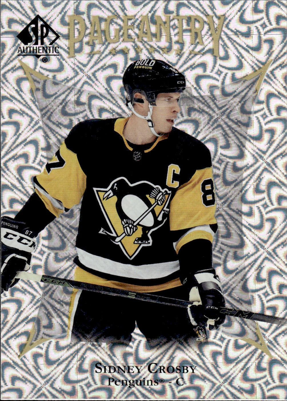 2021-22 Upper Deck SP Authentic Hockey Pageantry #P-1 Sidney Crosby - Pittsburgh Penguins