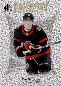 2021-22 Upper Deck SP Authentic Hockey Pageantry #P-21 Tim Stutzle - Ottawa Senators