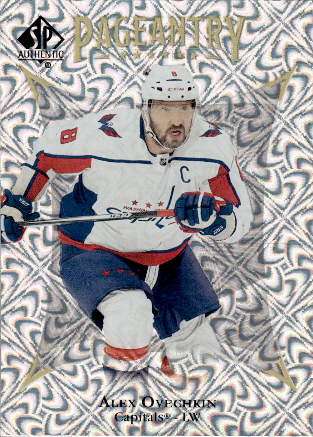 2021-22 Upper Deck SP Authentic Hockey Pageantry #P-23 Alex Ovechkin - Washington Capitals