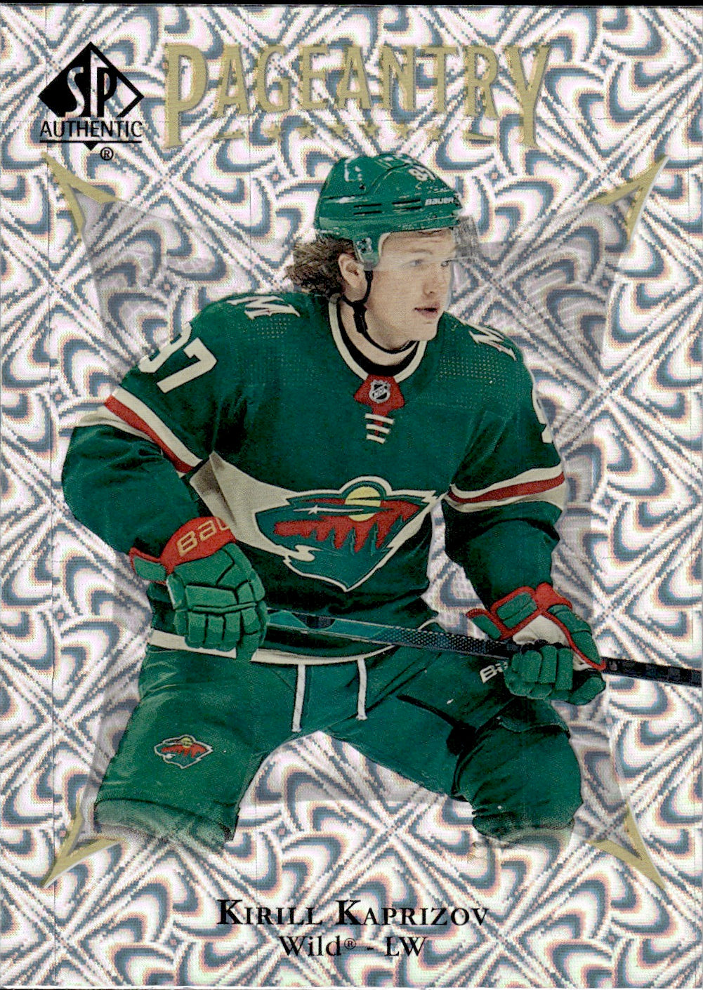 2021-22 Upper Deck SP Authentic Hockey Pageantry #P-48 Kilill Kaprizov - Minnesota Wild