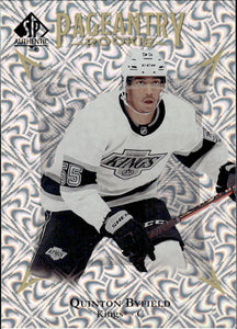 2021-22 Upper Deck SP Authentic Hockey Pageantry #P-52 Quinton Byfield - Los Angeles Kings