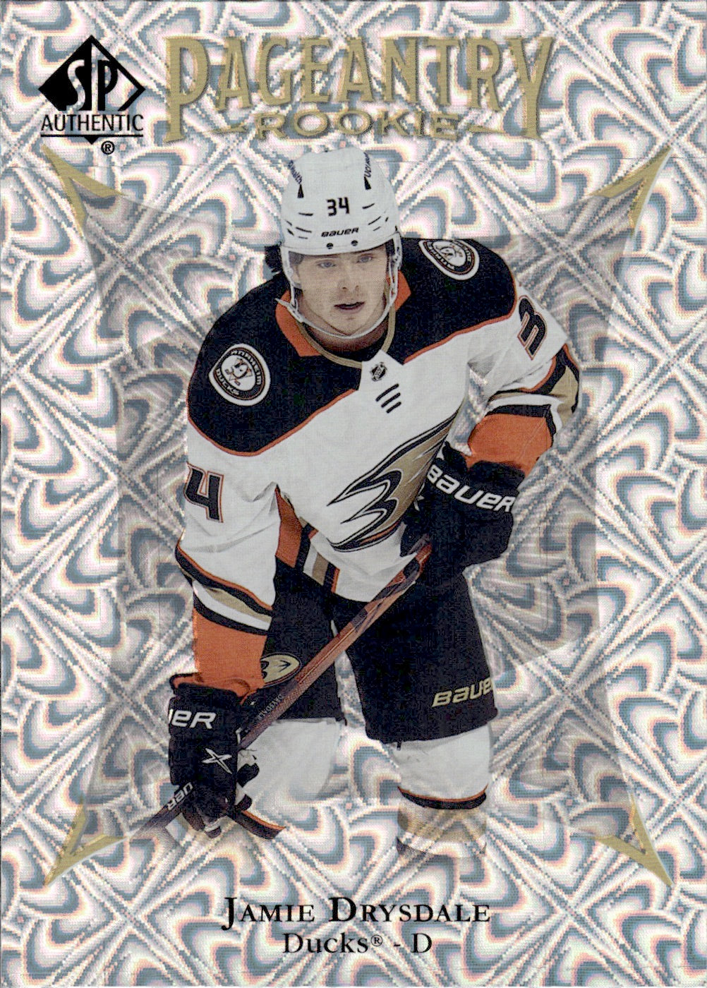 2021-22 Upper Deck SP Authentic Hockey Pageantry #P-75 Jamie Dryslade - Anaheim Ducks