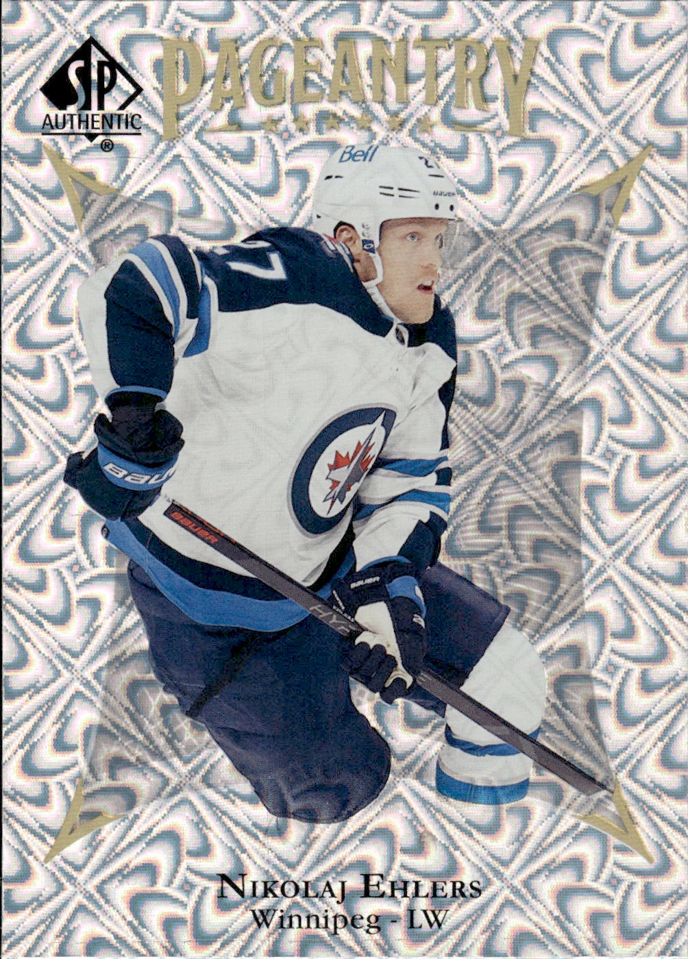 2021-22 Upper Deck SP Authentic Hockey Pageantry #P-8 Nikolaj Ehlers - Winnipeg jets