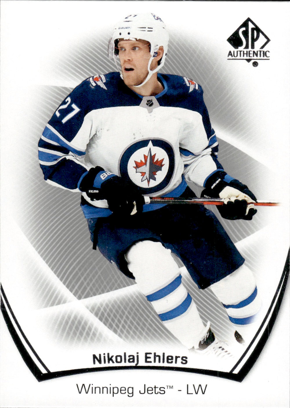 2021-22 Upper Deck SP Authentic Hockey #70 Nikolaj Ehlers - Winnipeg Jets