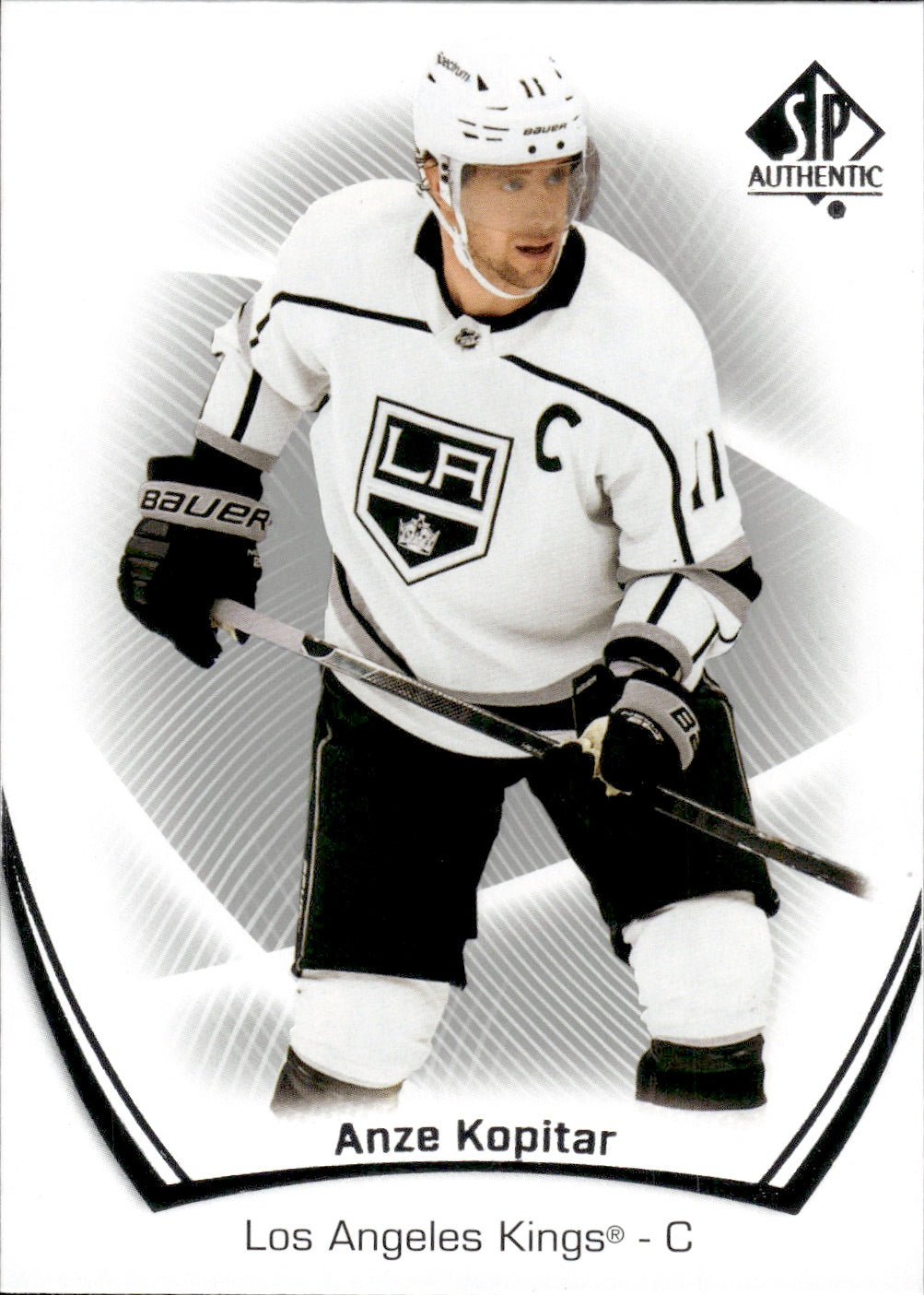 2021-22 Upper Deck SP Authentic Hockey #84 Anze Kopitar - Los Angeles Kings