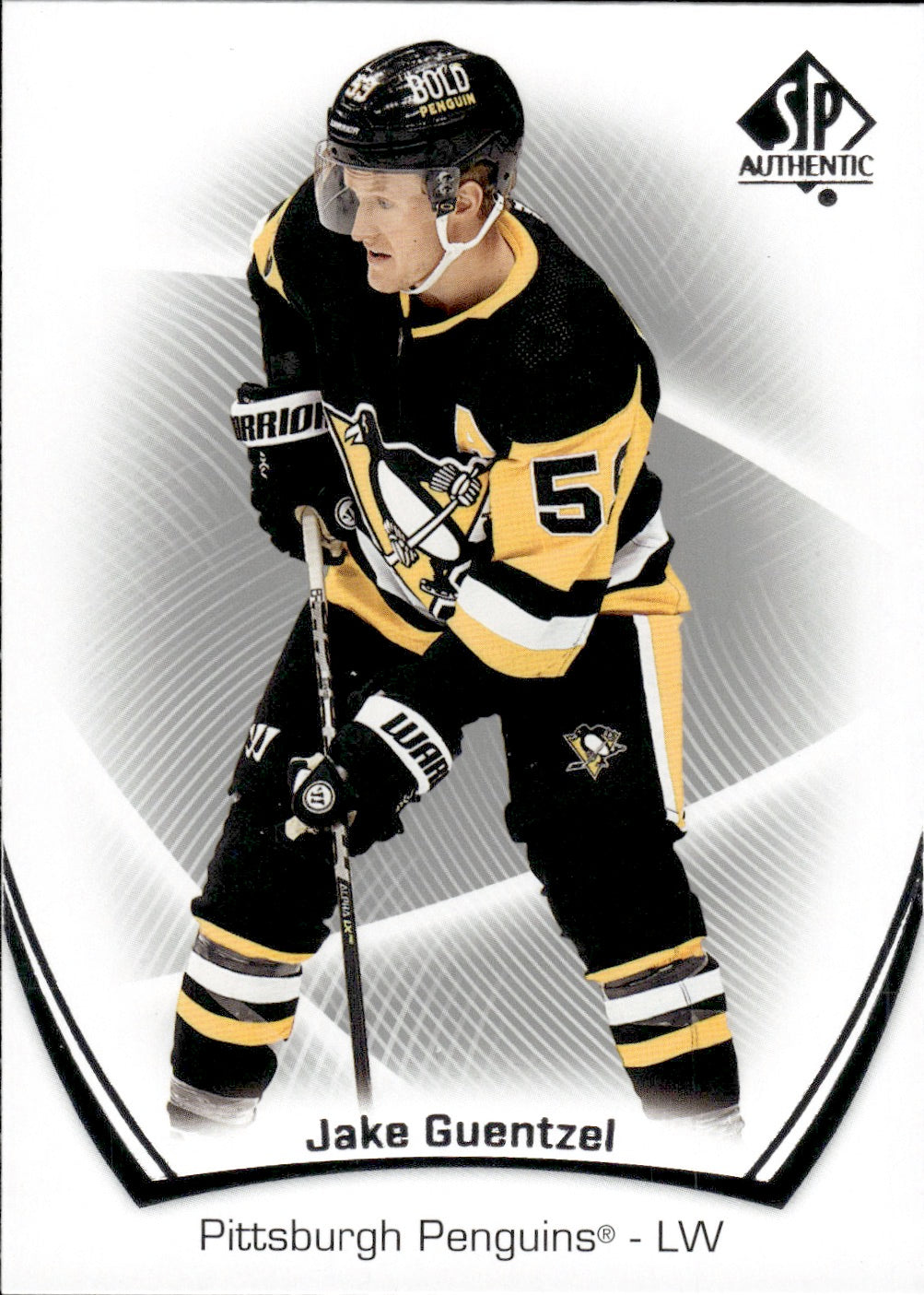 2021-22 Upper Deck SP Authentic Hockey #90 Jake Guentzel - Pittsburgh Penguins